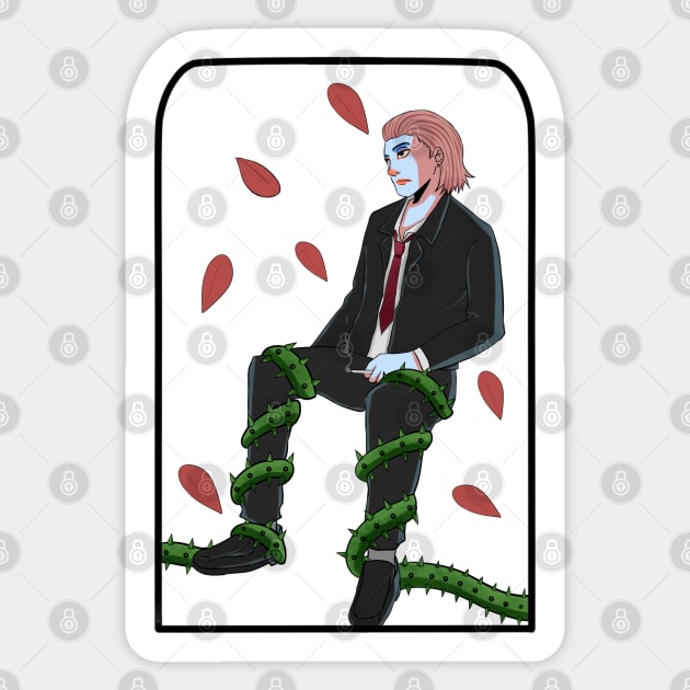 man in suit Sticker by LuarJaringan